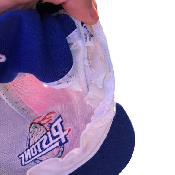 VINTAGE 1998 Detroit Pistons Hat New Era NBA Cap - Picture 7 of 8